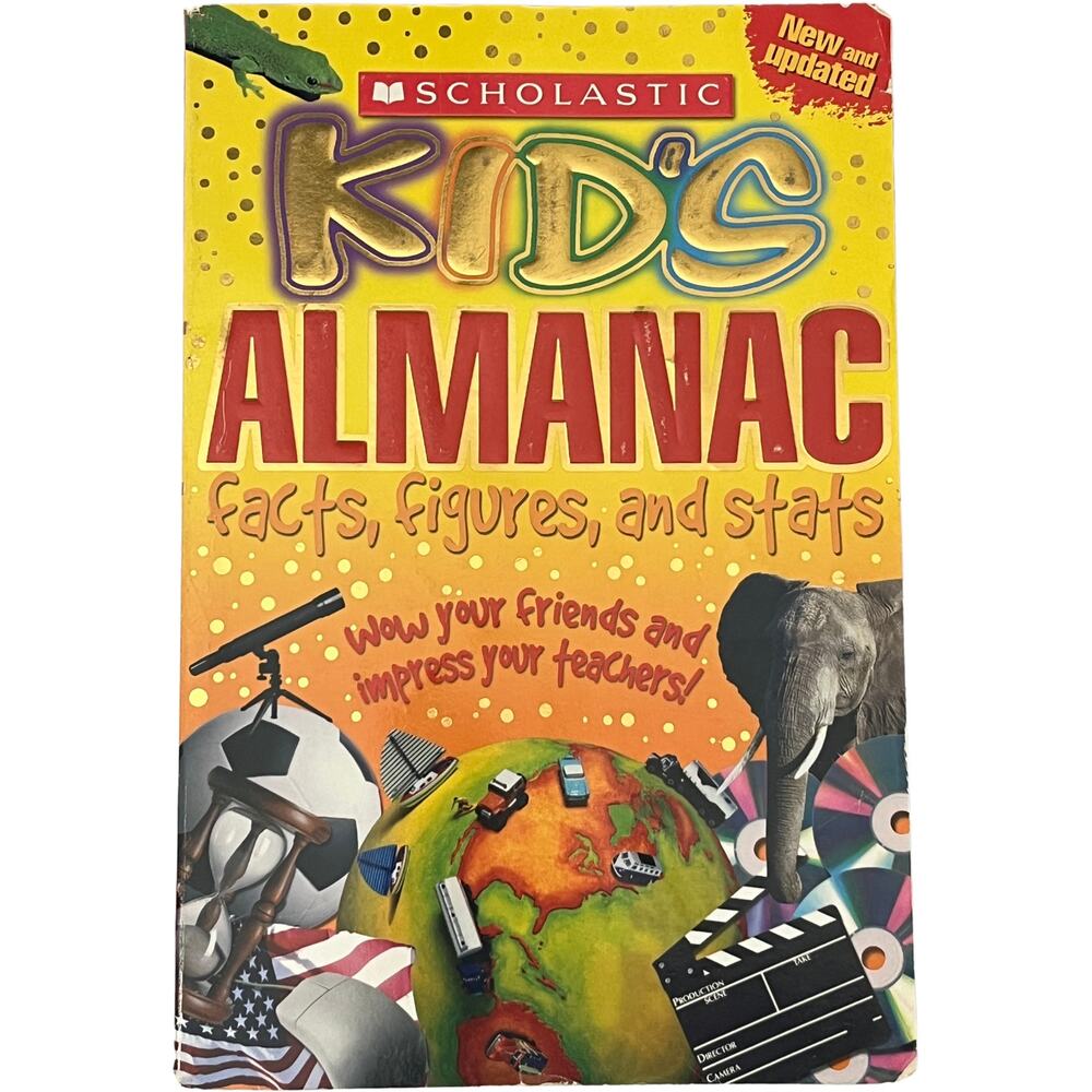 Scholastic Kids Almanac Facts Figures and Stats Paperback Revised 2004